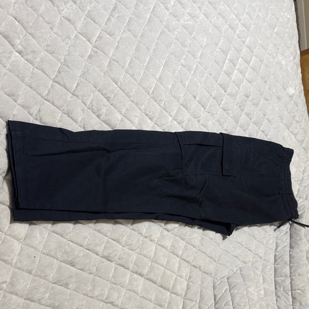 Men's Black Casual Drawstring Pants